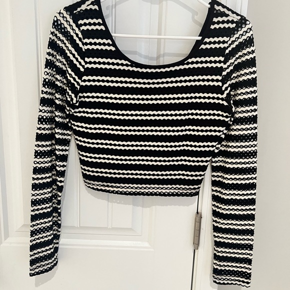 Eight Sixty Tops - New w/o tags - Eight Sixty cropped long sleeve top.